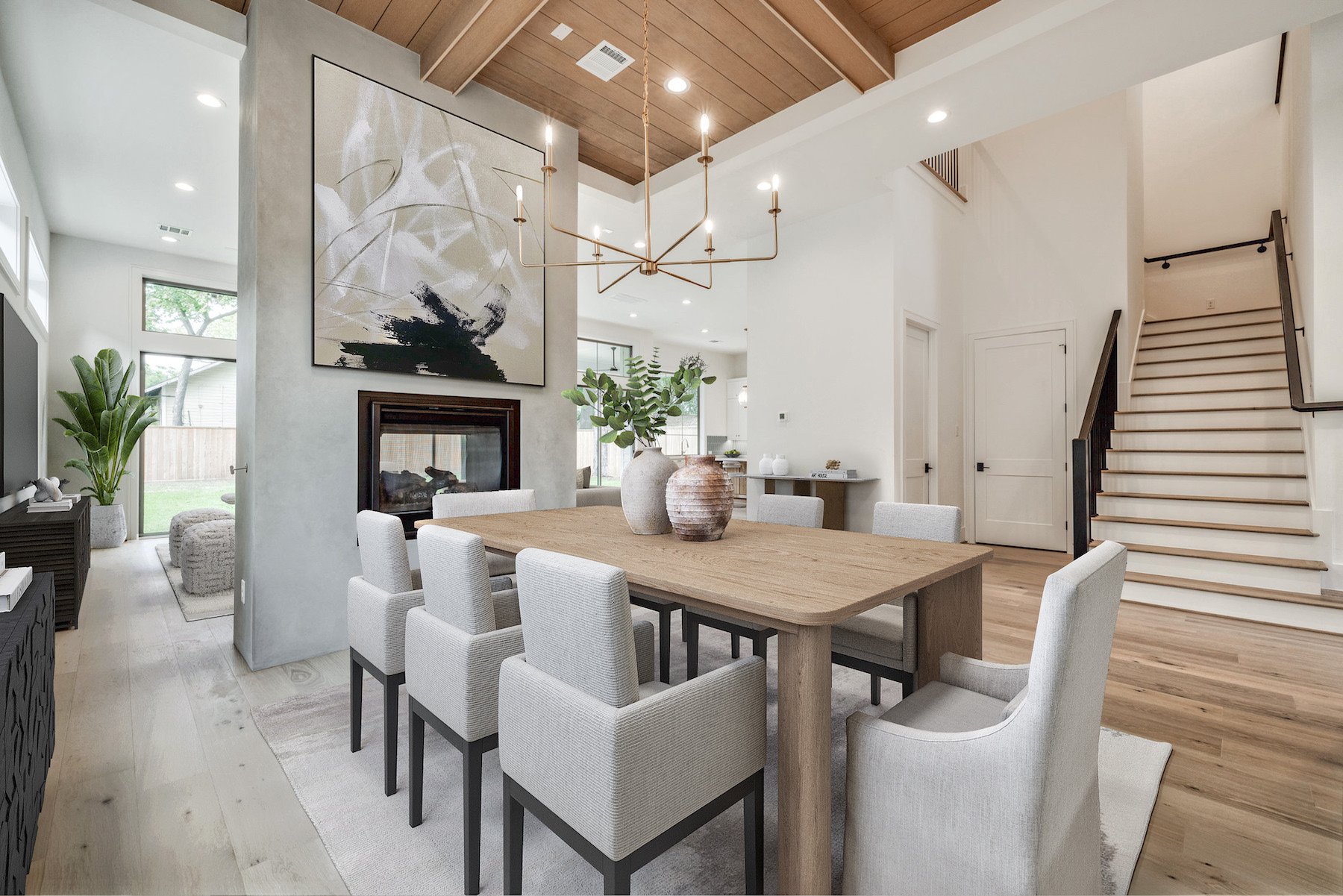 virtual staging dining room