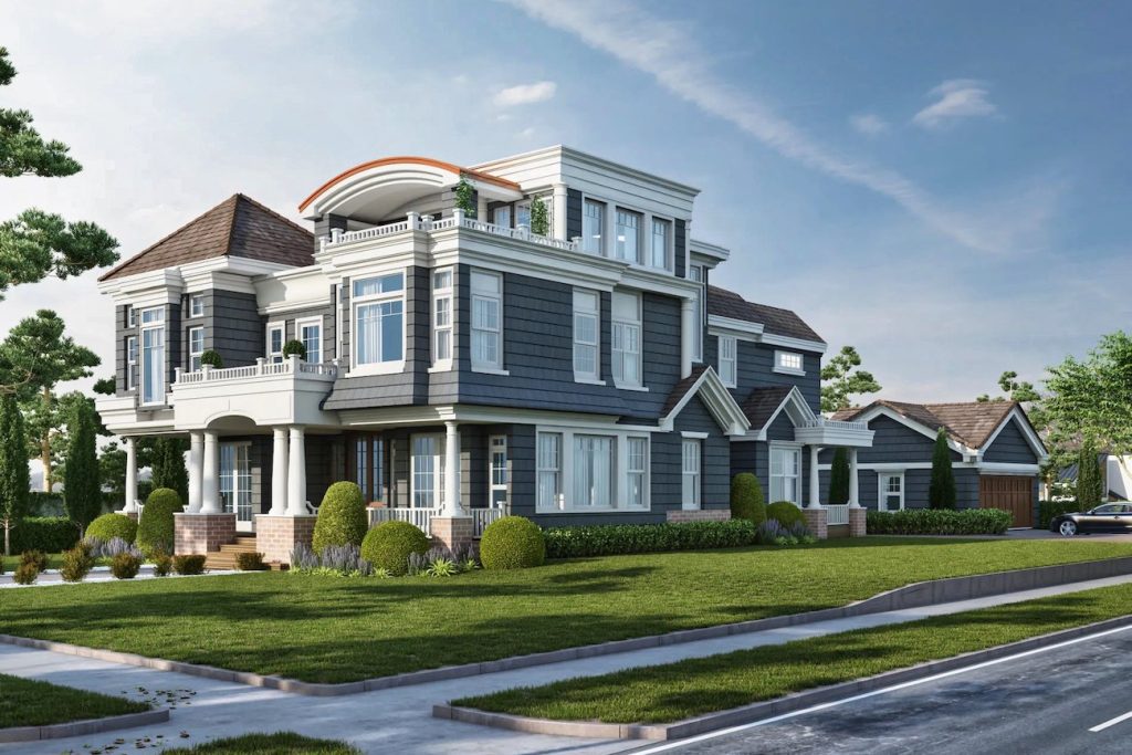 3D rendering of a texas home that is a front elevation