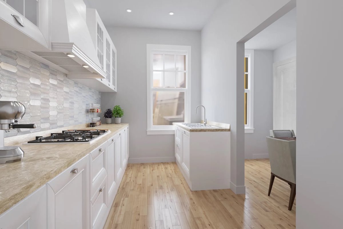 3d renovation of a kitchen in new york