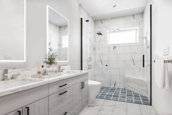 3d virtual renovation of a bathroom