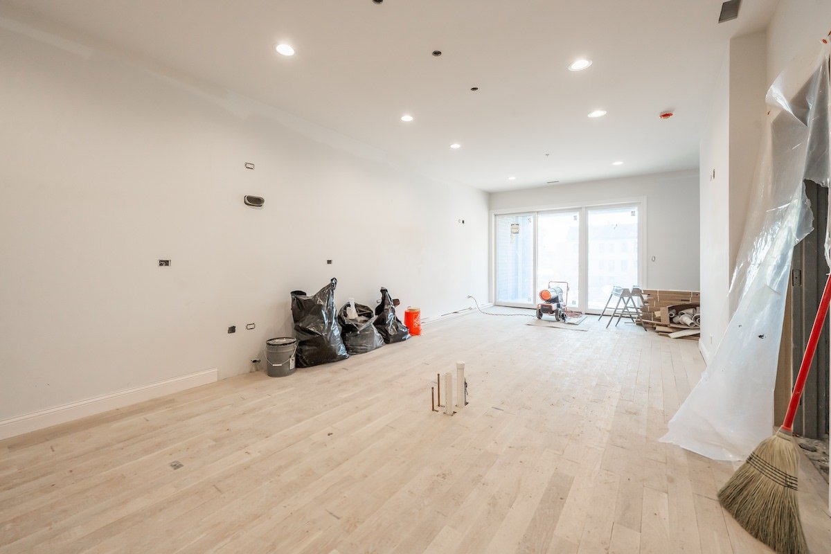 kitchen and living room needing a virtual renovation