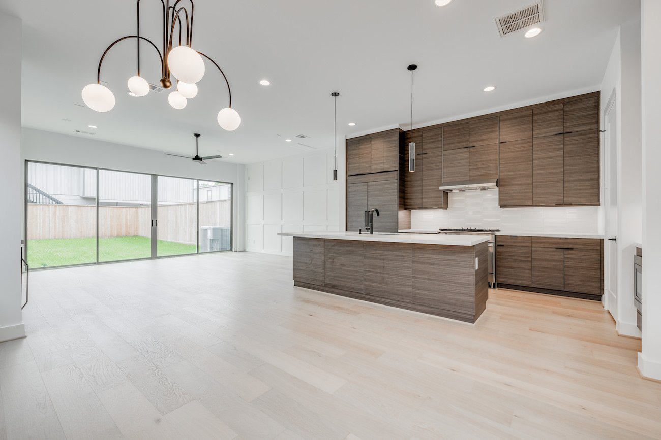 before look of a large area of a home