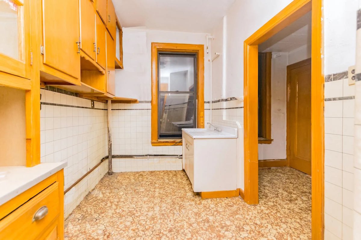 kitchen needing to be completely redone