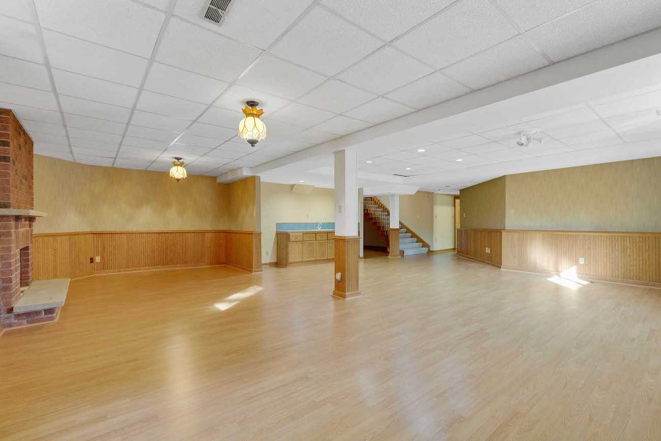 large basement that is empty